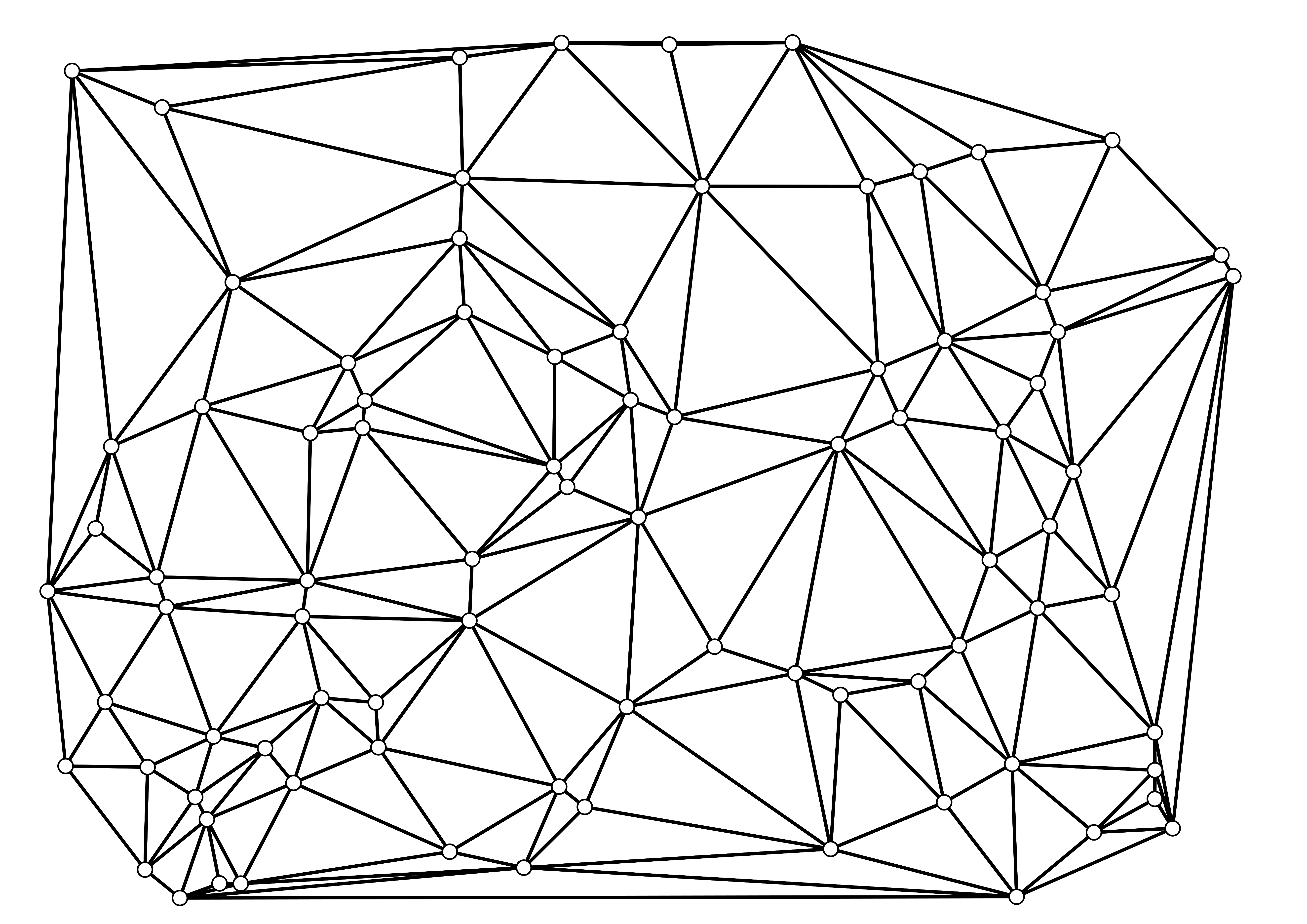 A triangulated random graph